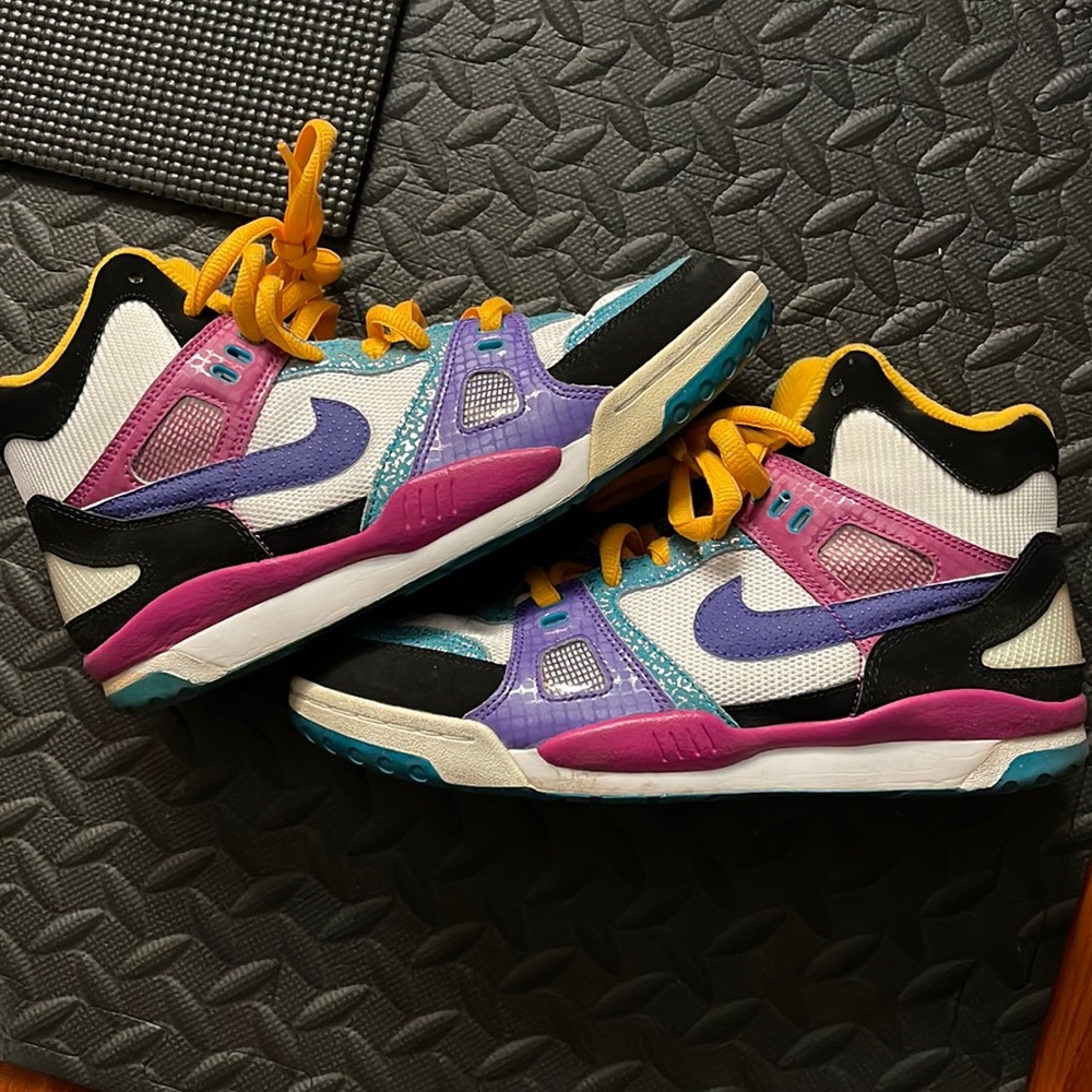 Nike air multi colored shoes